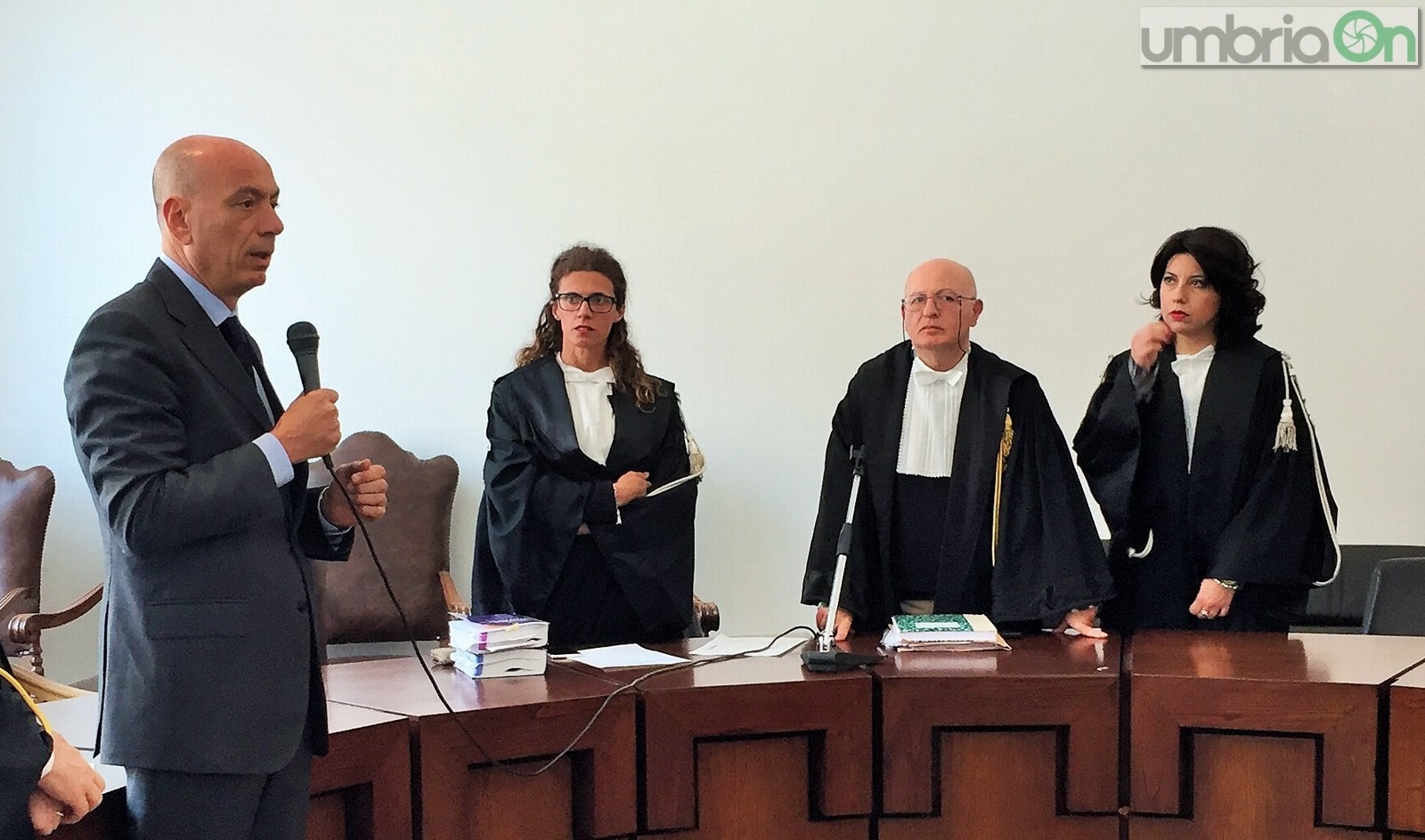 Insediamento nuovo procuratore Terni, Alberto Liguori, giuramento tribunale - 12 aprile 2016 (12)
