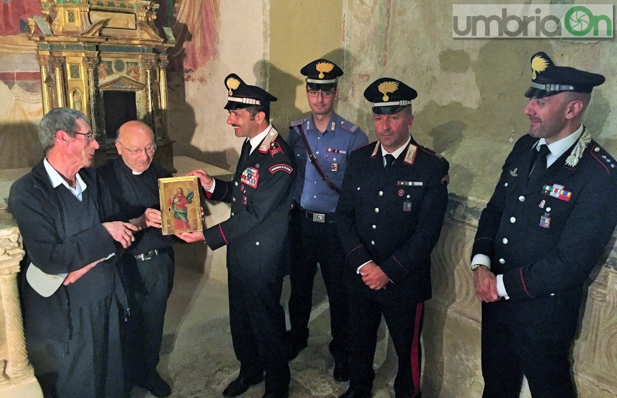 San Pietro in Valle, recupero opere d'arte carabinieri - 30 giugno 2016 (10)