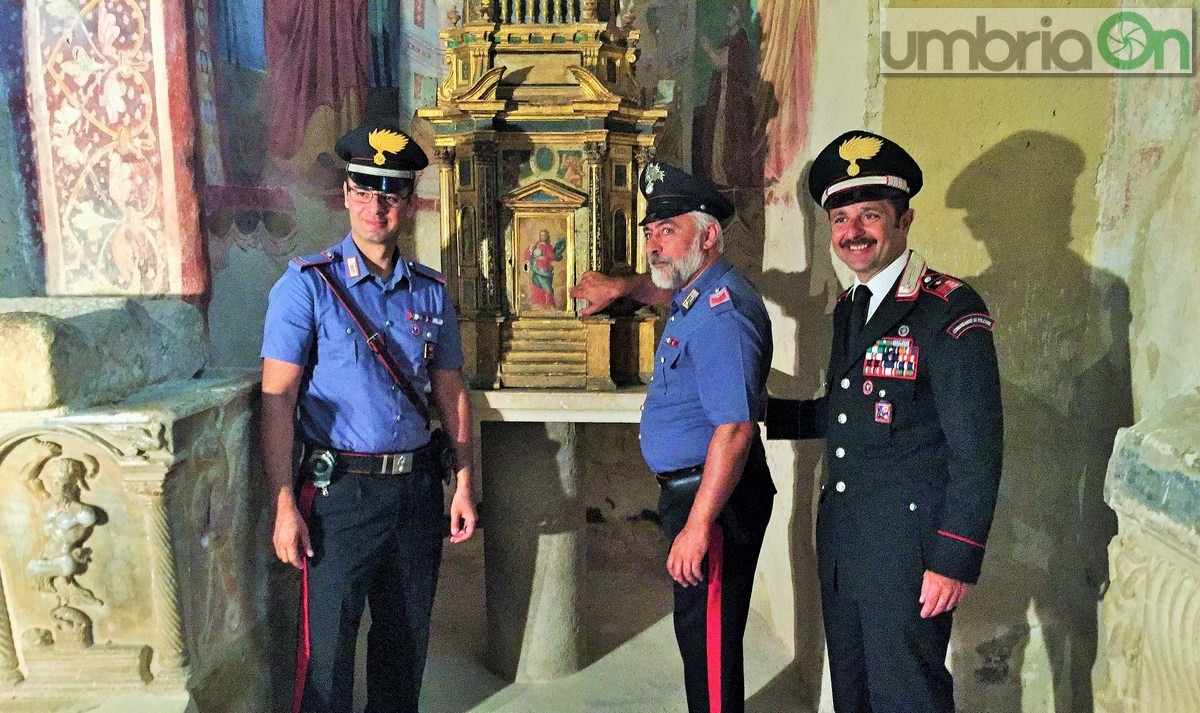 San Pietro in Valle, recupero opere d'arte carabinieri - 30 giugno 2016 (14)