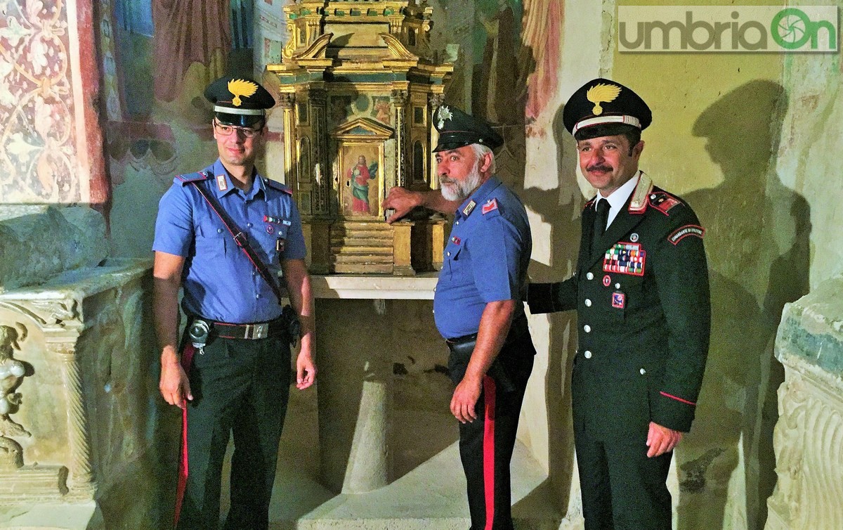 San Pietro in Valle, recupero opere d'arte carabinieri - 30 giugno 2016 (16)