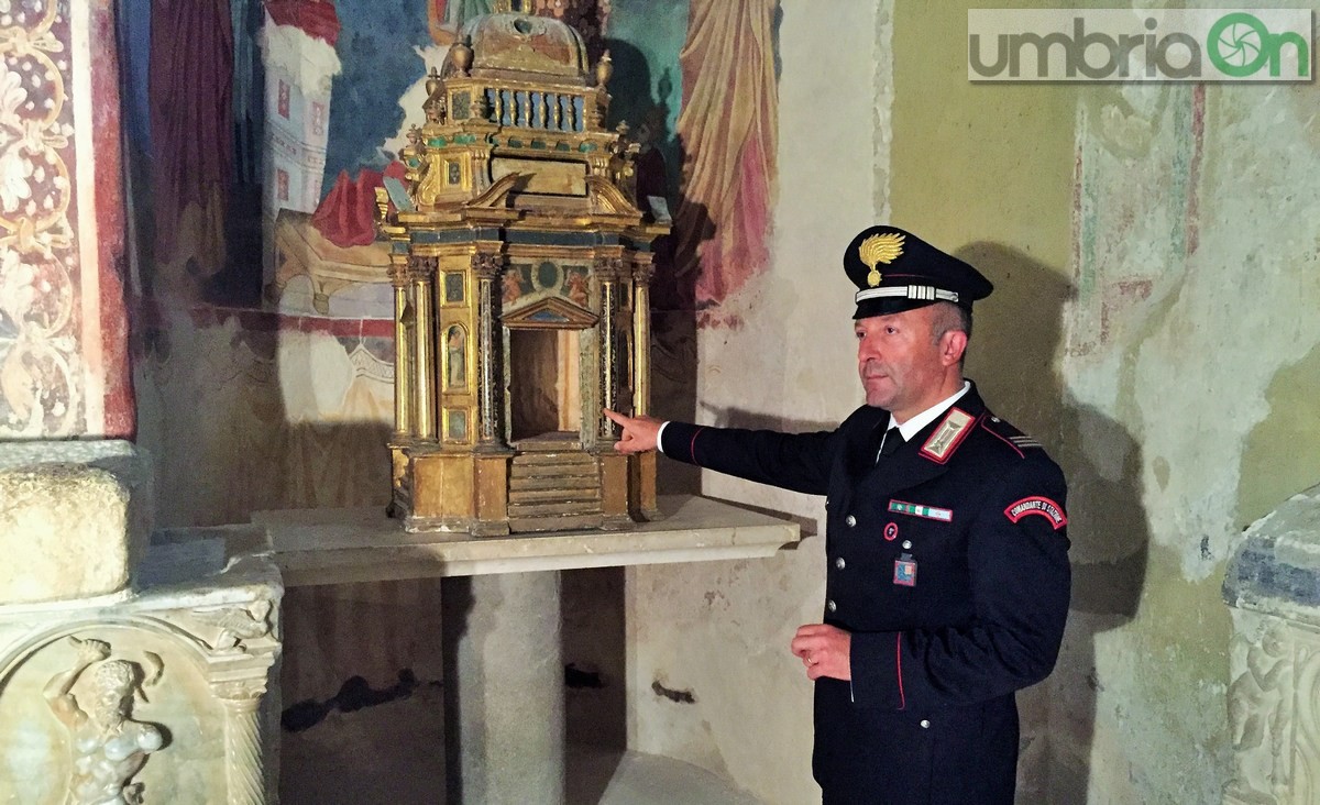 San Pietro in Valle, recupero opere d'arte carabinieri - 30 giugno 2016 (5)