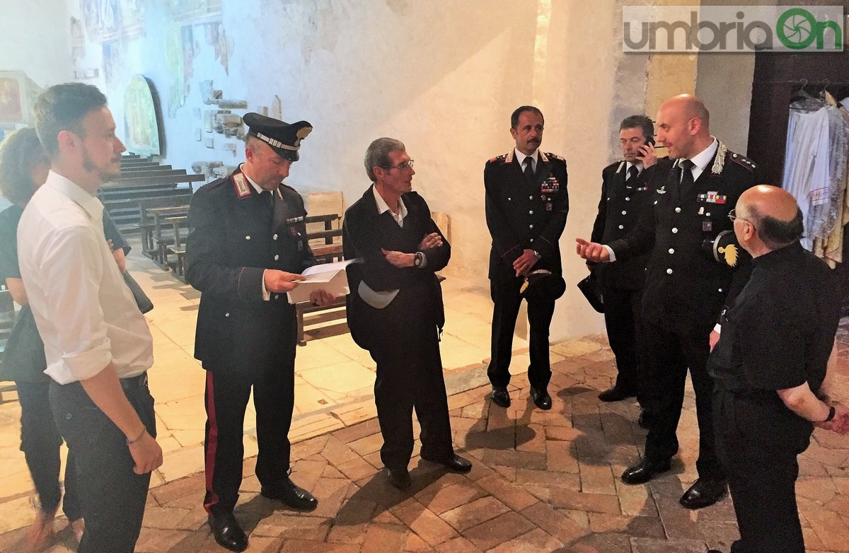 San Pietro in Valle, recupero opere d'arte carabinieri - 30 giugno 2016 (9)