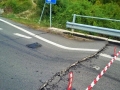 Viadotto lesionato terremoto - 24 agosto 2016