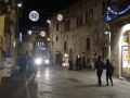 assisi, auto, natale, traffico, santa chiara, piazza, videomapping