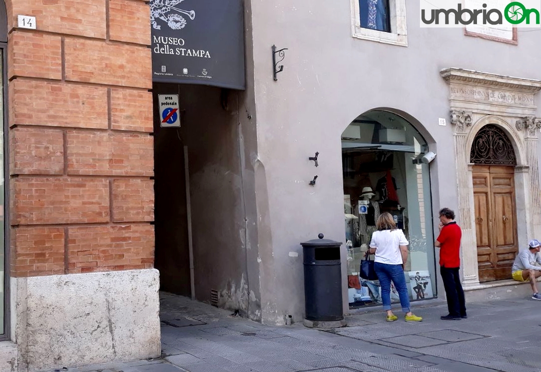 Bagni pubblici a Foligno piazza della Repubblica