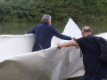 Pretola barca Frank Bolter fiume Tevere, Perugia - 4 settembre 2022 (2)