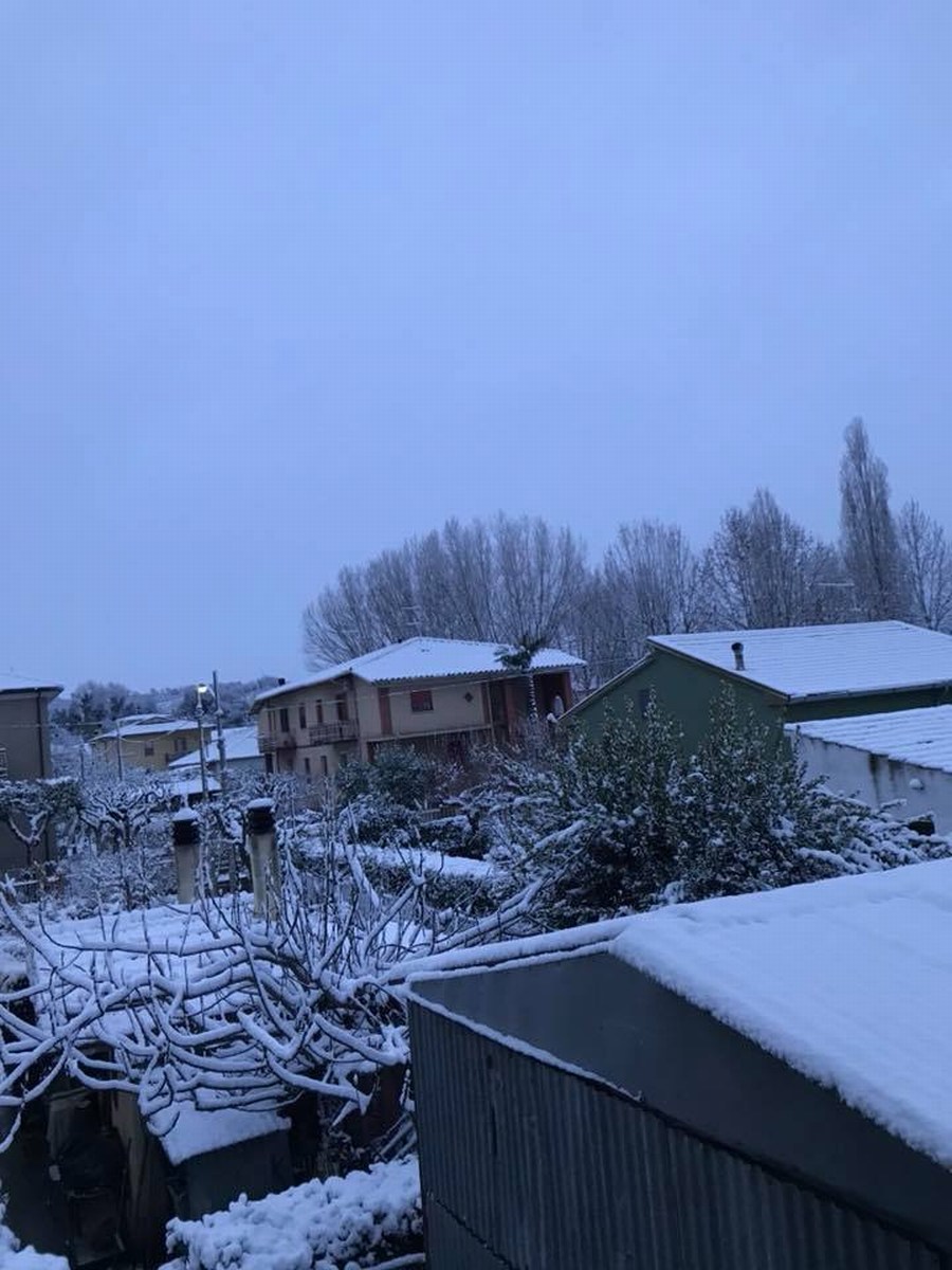 Neve nevicata Umbria Terni Perugia Orvieto maltempo Burian - 26 febbraio 2018 (12)