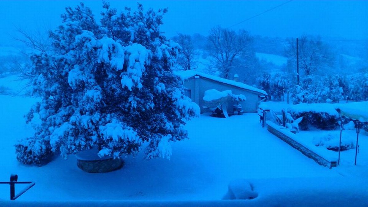 Neve nevicata Umbria Terni Perugia Orvieto maltempo Burian - 26 febbraio 2018 (15)
