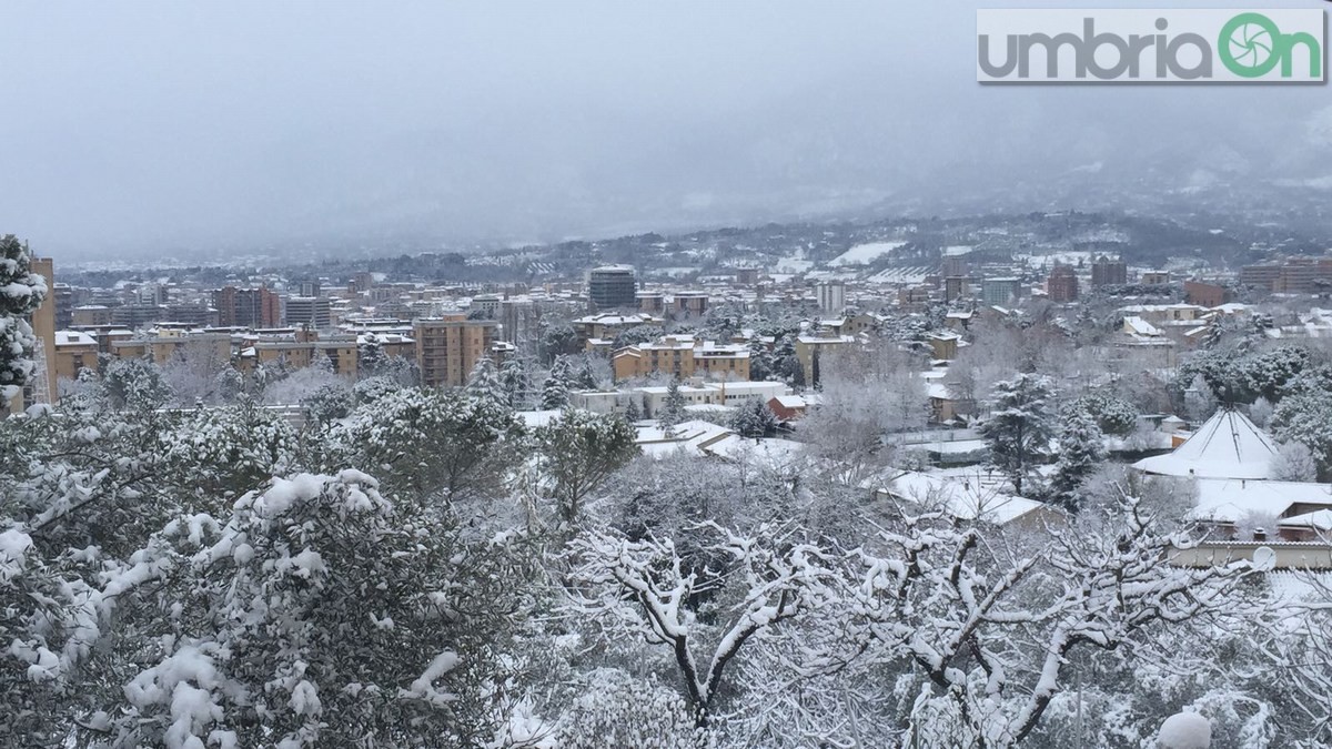 Terni sotto la neve, Burian - 26 febbraio 2018