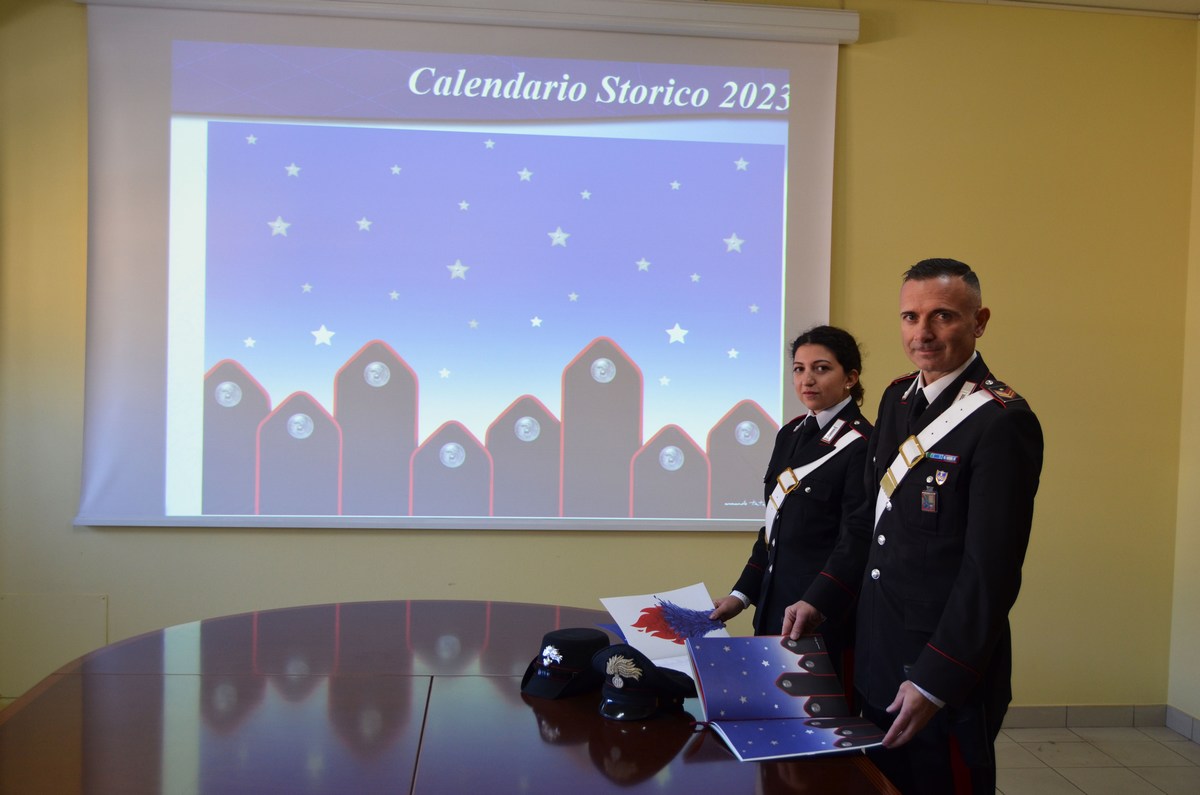Presentazione calendario 2023 carabinieri - Comando Terni (1)