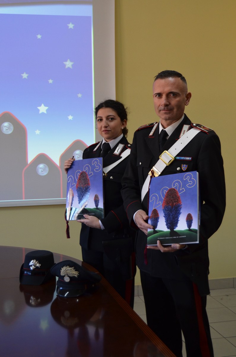 Presentazione calendario 2023 carabinieri - Comando Terni (2)