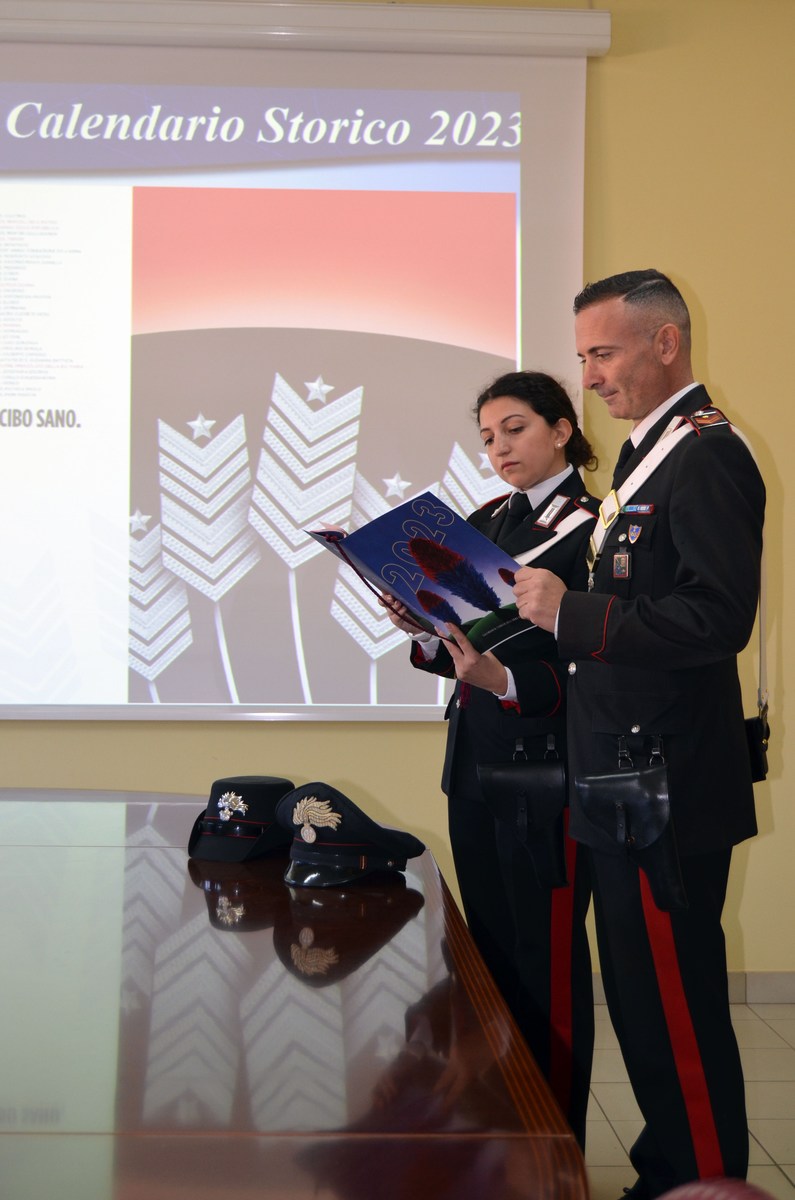 Presentazione calendario 2023 carabinieri - Comando Terni (4)