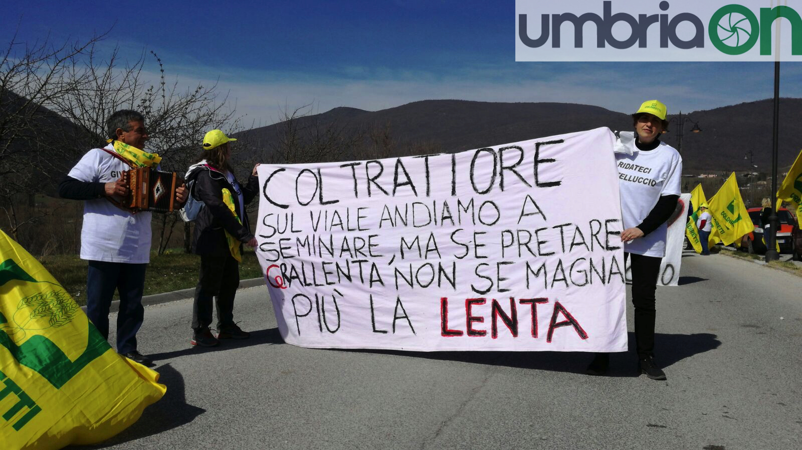 Norcia Castelluccio protesta12