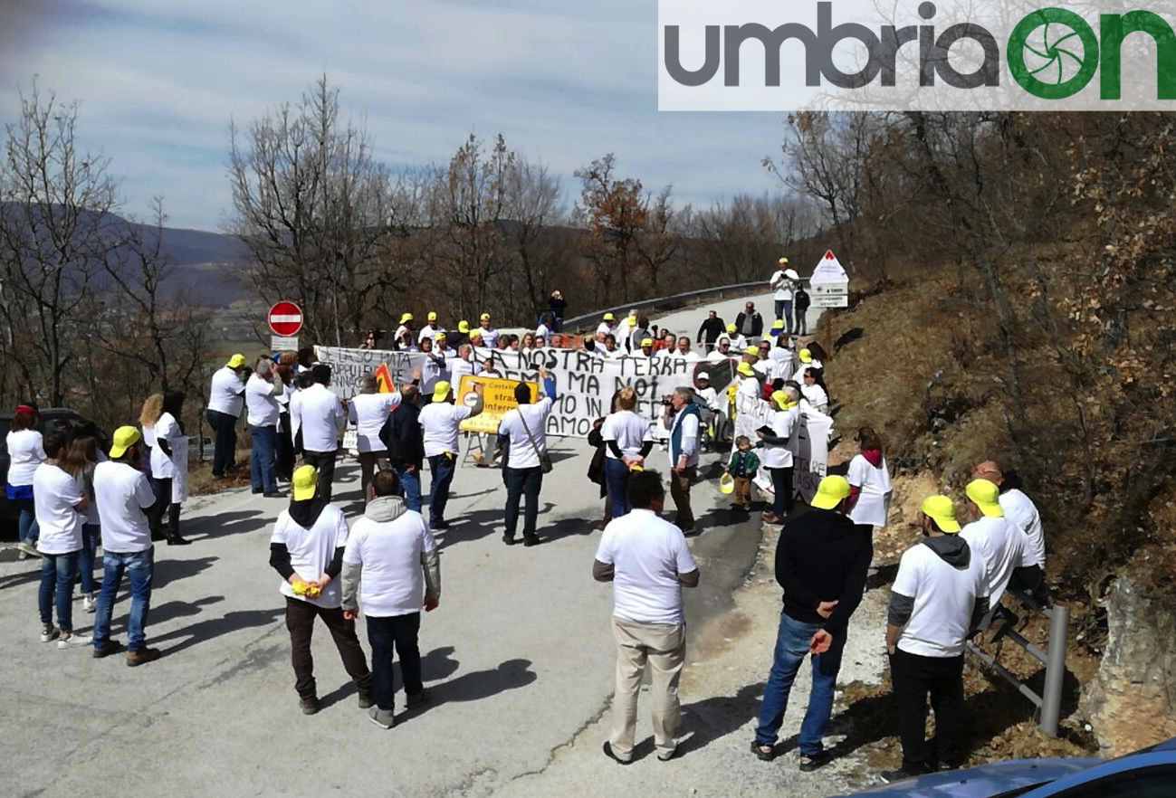 Norcia Castelluccio protesta17