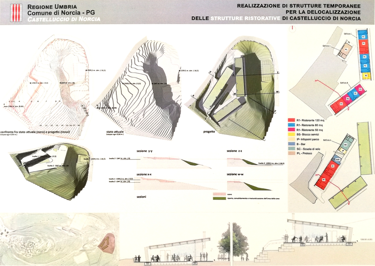 castelluccio, deltaplano, centro commerciale, norcia, terremoto