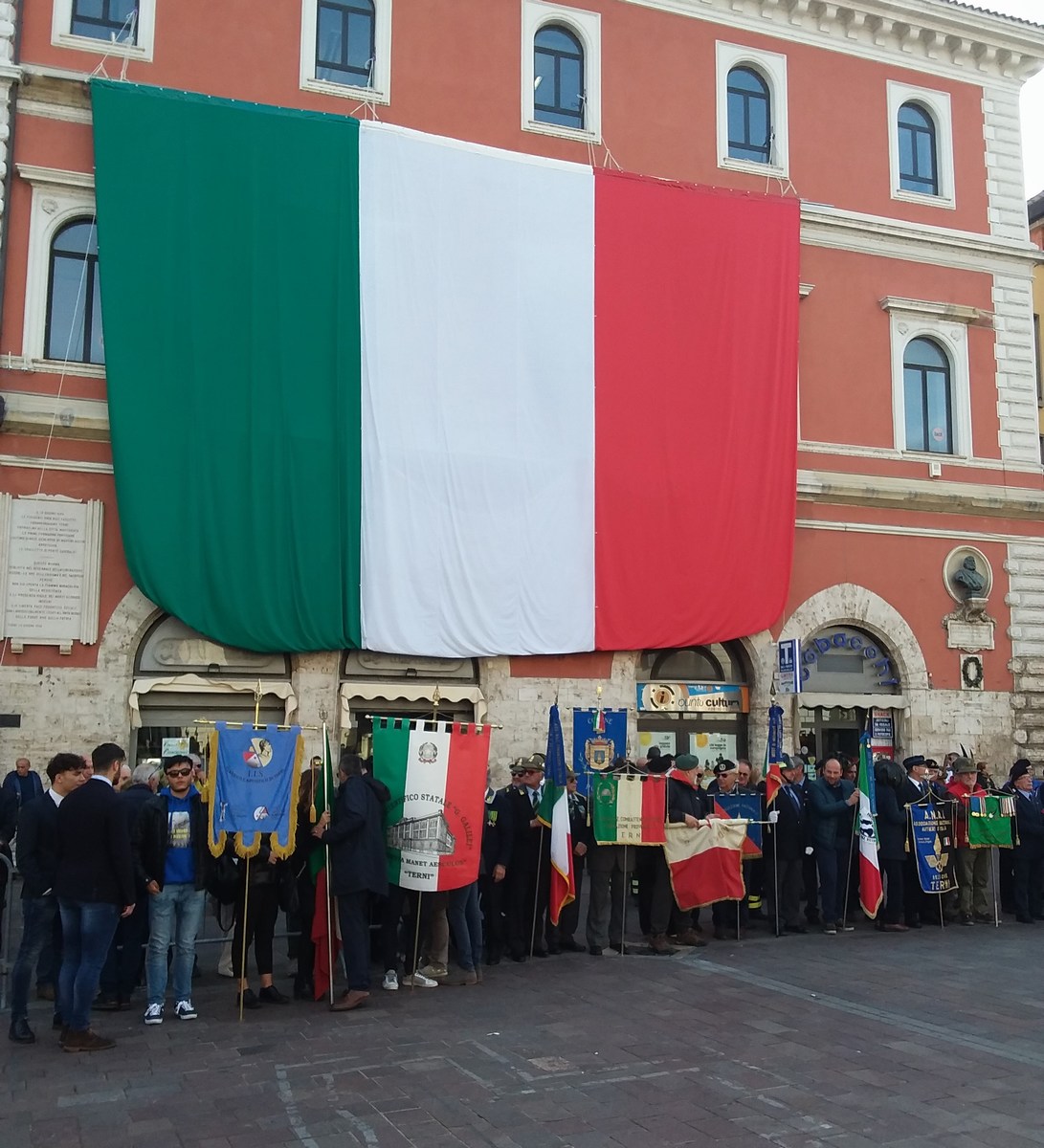 Celebrazioni unità nazionale e forze armate Terni - 4 novembre 2017 (1)