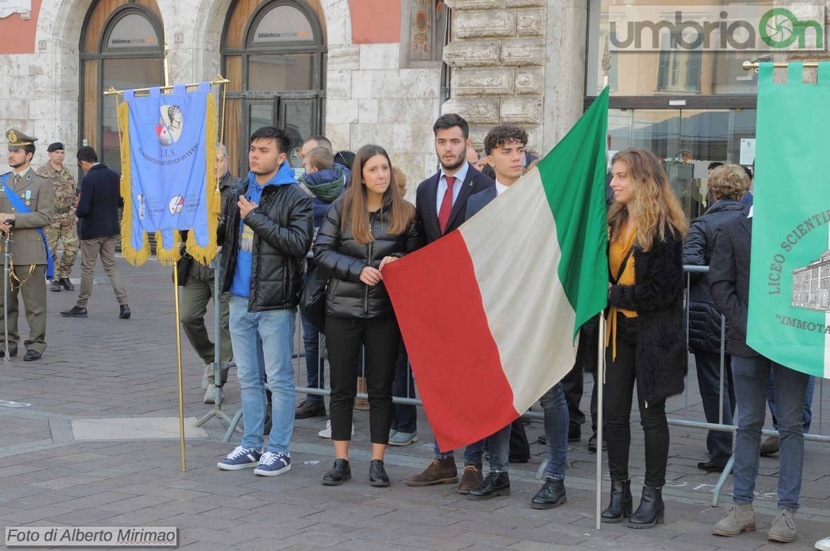 Celebrazioni unità nazionale e forze armate Terni - 4 novembre 2017 (foto Mirimao) (41)