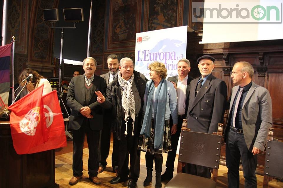 Foto Camusso con delegazione tunisina