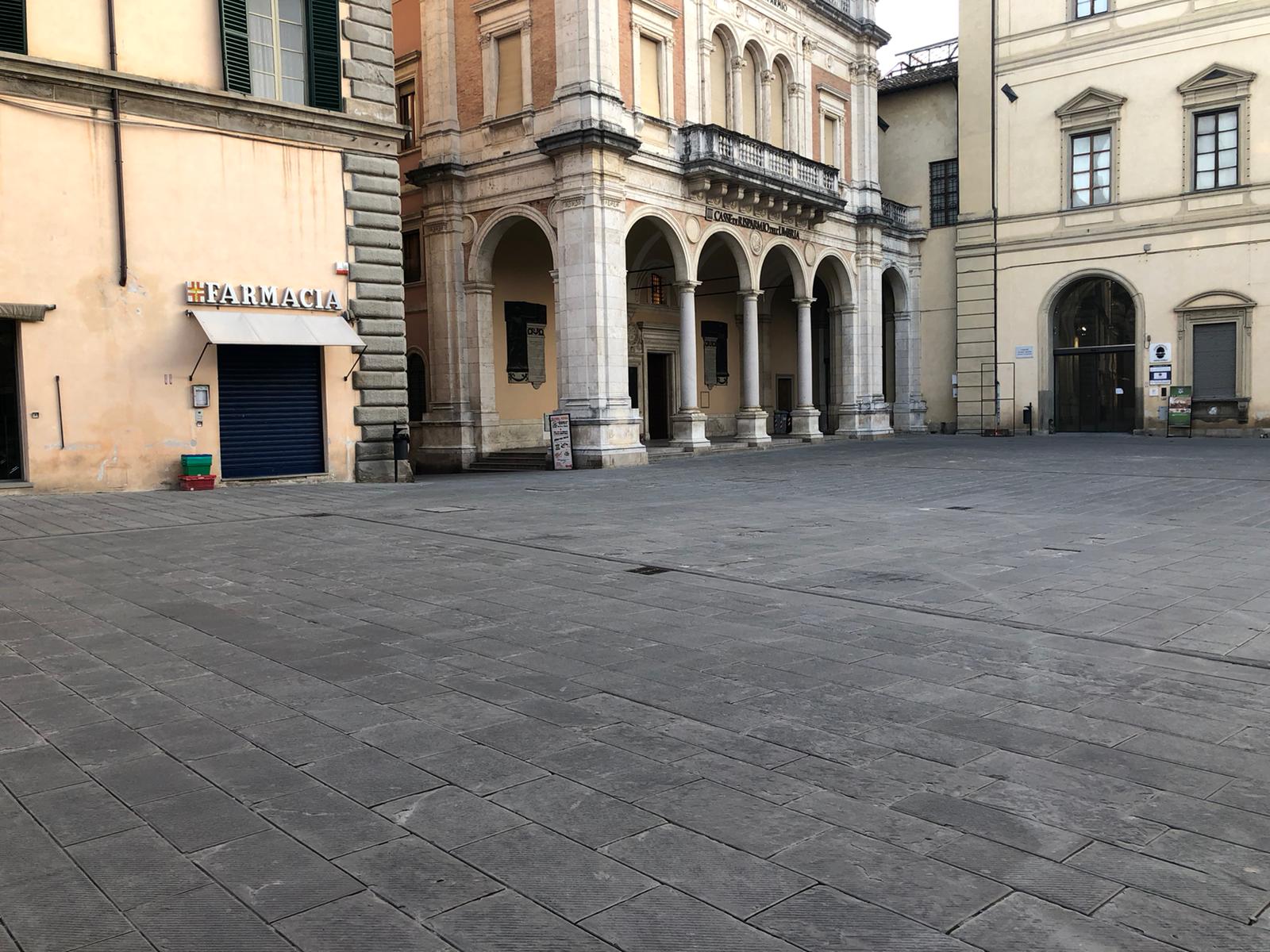 Città di Castello: foto dalla città vuota ai tempi del coronavirus