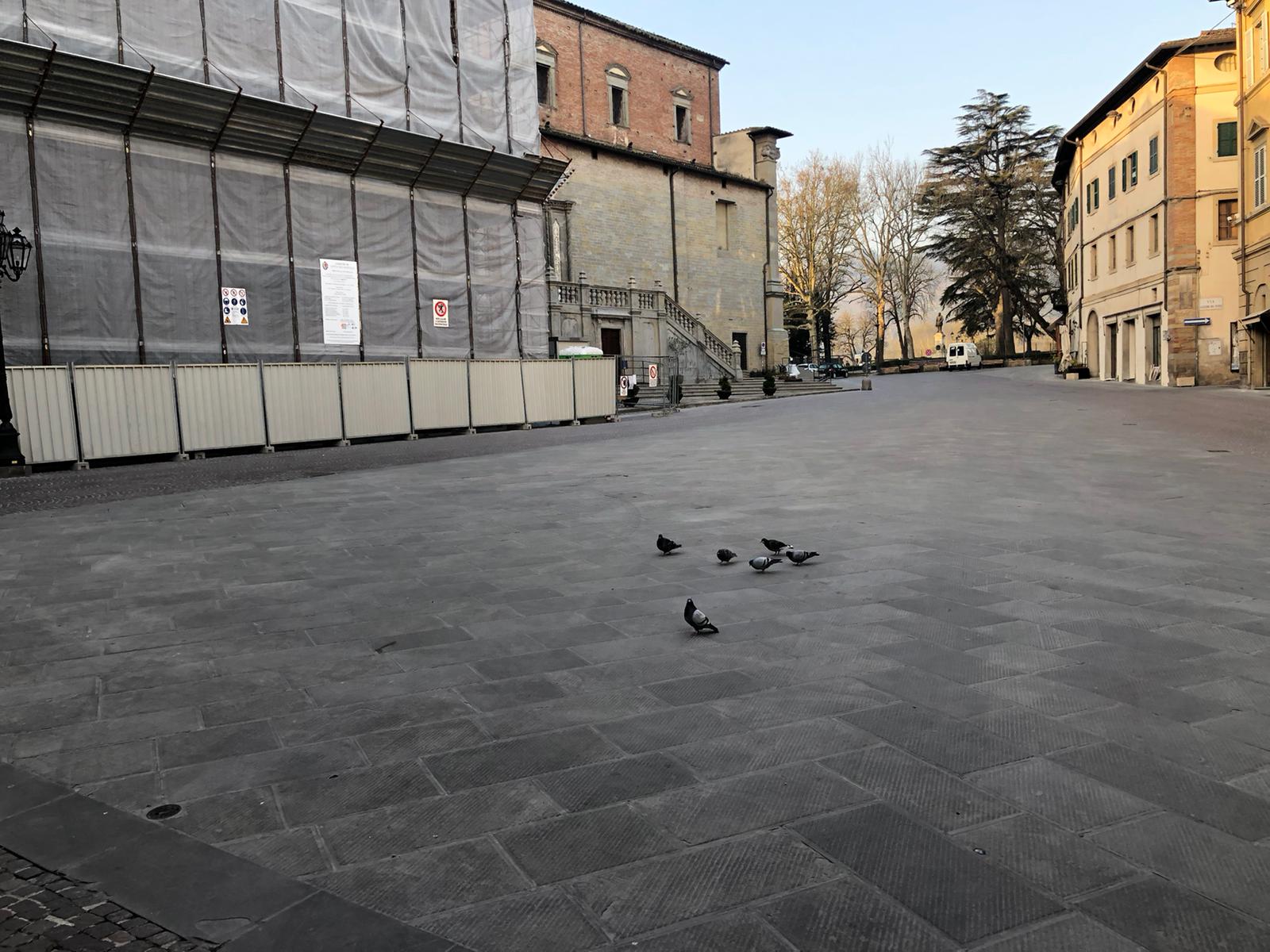 Città di Castello: foto dalla città vuota ai tempi del coronavirus