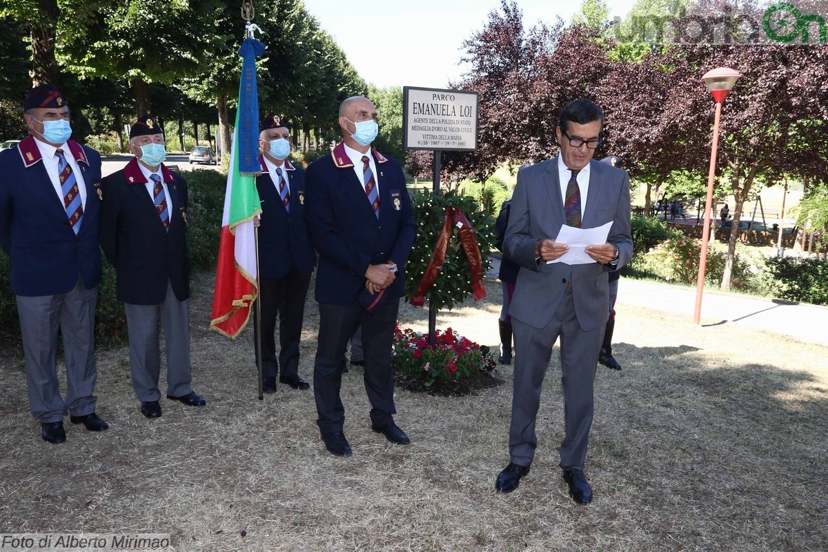 Commemorazione Manuela Loi, Terni - 20 luglio 2020 (foto Mirimao) (14)