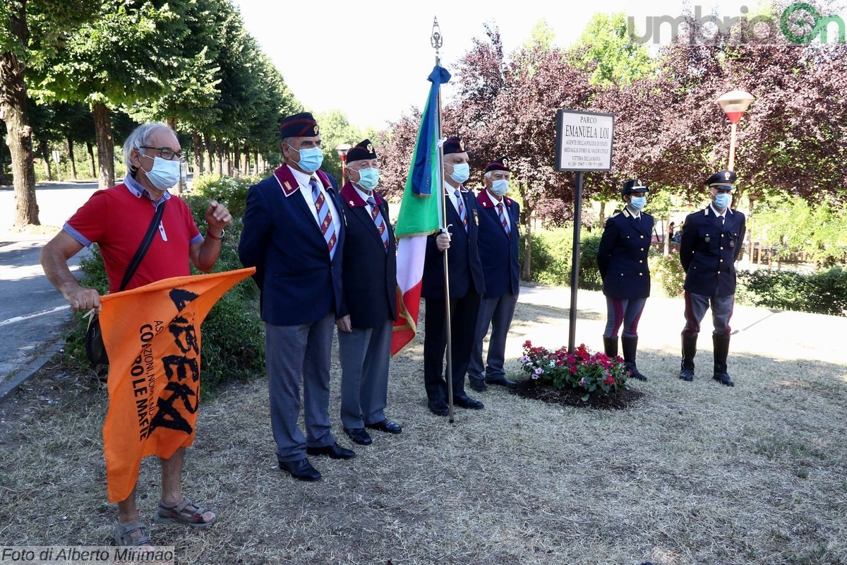 Commemorazione Manuela Loi, Terni - 20 luglio 2020 (foto Mirimao) (4)