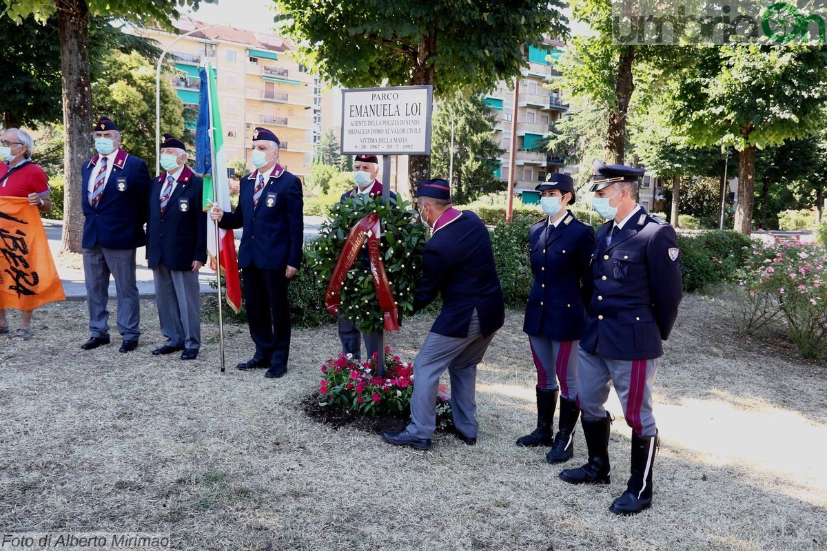 Commemorazione Manuela Loi, Terni - 20 luglio 2020 (foto Mirimao) (5)