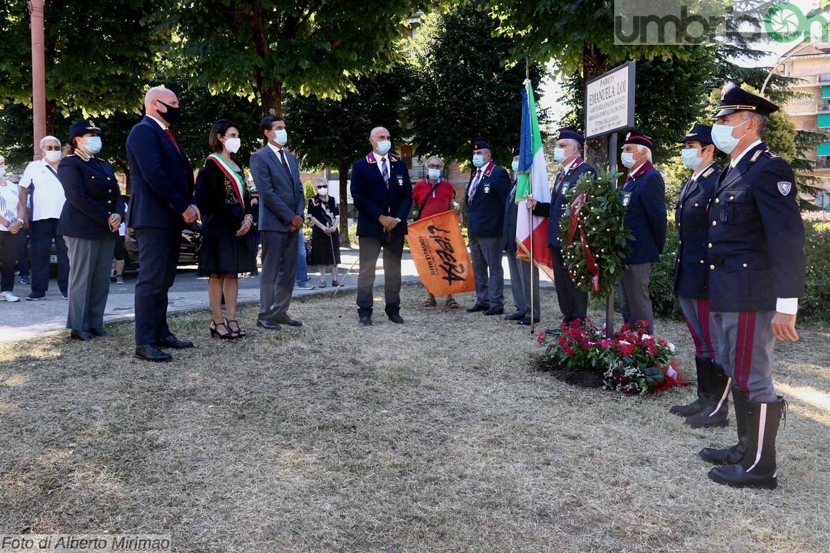 Commemorazione Manuela Loi, Terni - 20 luglio 2020 (foto Mirimao) (6)