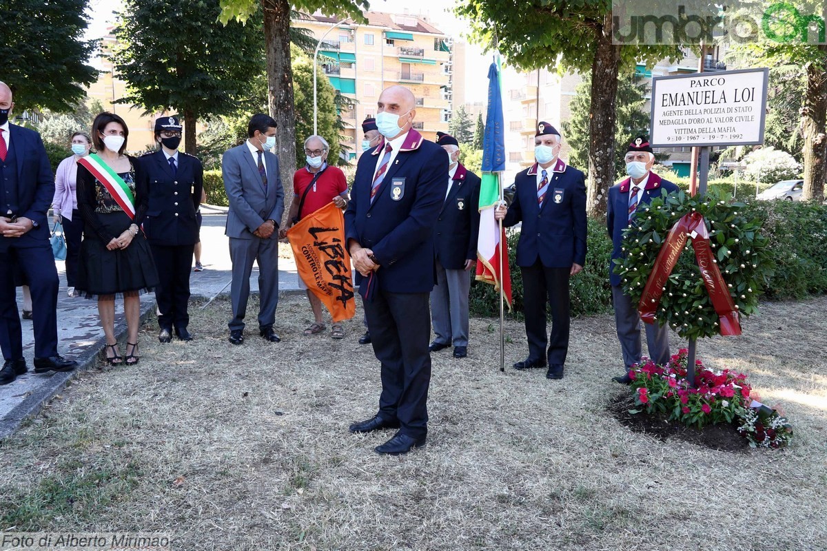 Commemorazione Manuela Loi, Terni - 20 luglio 2020 (foto Mirimao) (7)