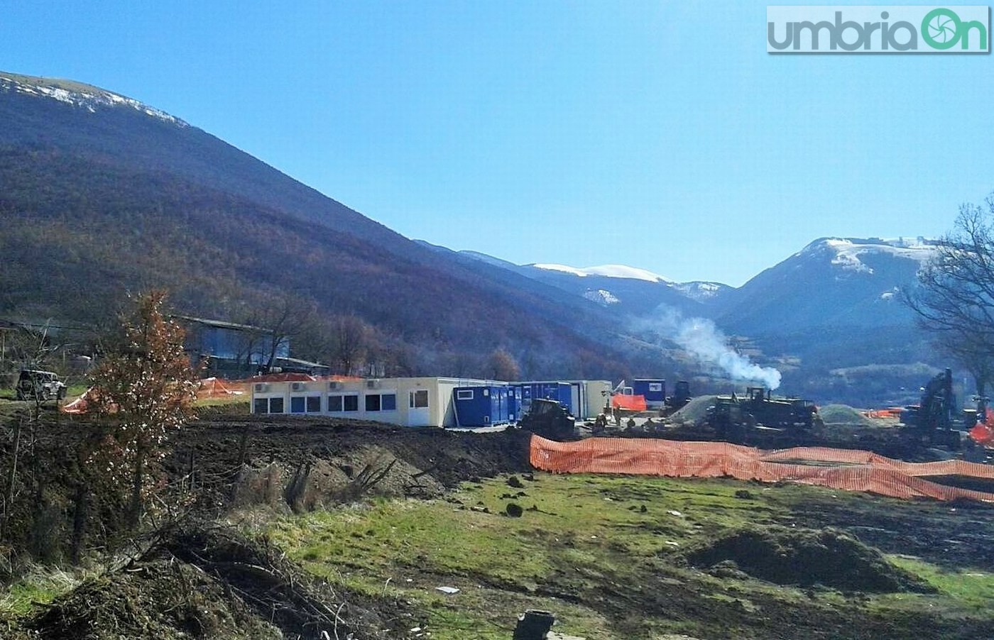 San Pellegrino di Norcia, consegna SAE casette terremoto - 19 febbraio 2017 (1)