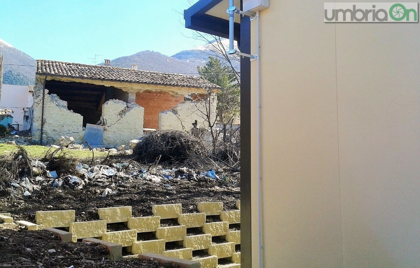 San Pellegrino di Norcia, consegna SAE casette terremoto - 19 febbraio 2017 (2)