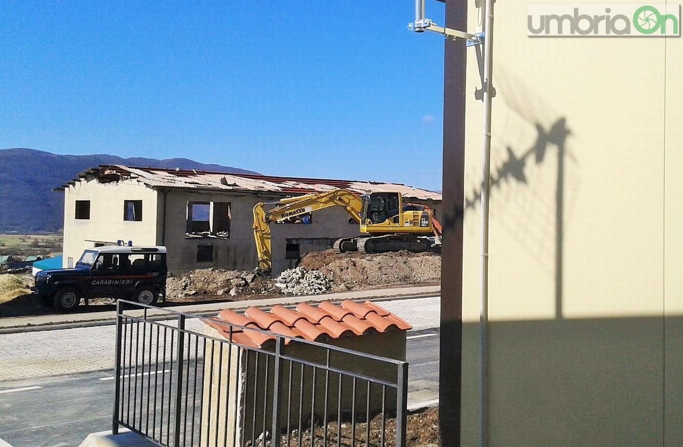 San Pellegrino di Norcia, consegna SAE casette terremoto - 19 febbraio 2017 (4)