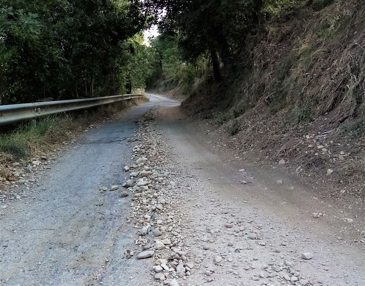 Strada Palombara - luglio 2020