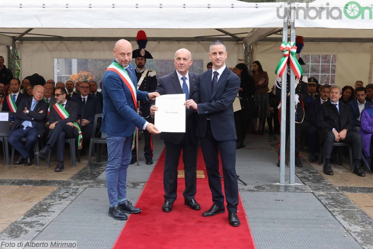 Festa forze armate e unità nazionale Terni, insigniti - 4 novembre 2022 (Foto Mirimao) (12)