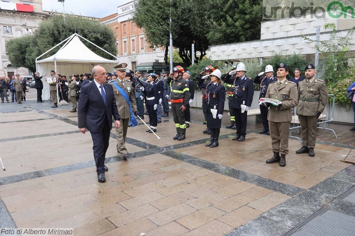 Festa forze armate e unità nazionale Terni, insigniti - 4 novembre 2022 (Foto Mirimao) (21)