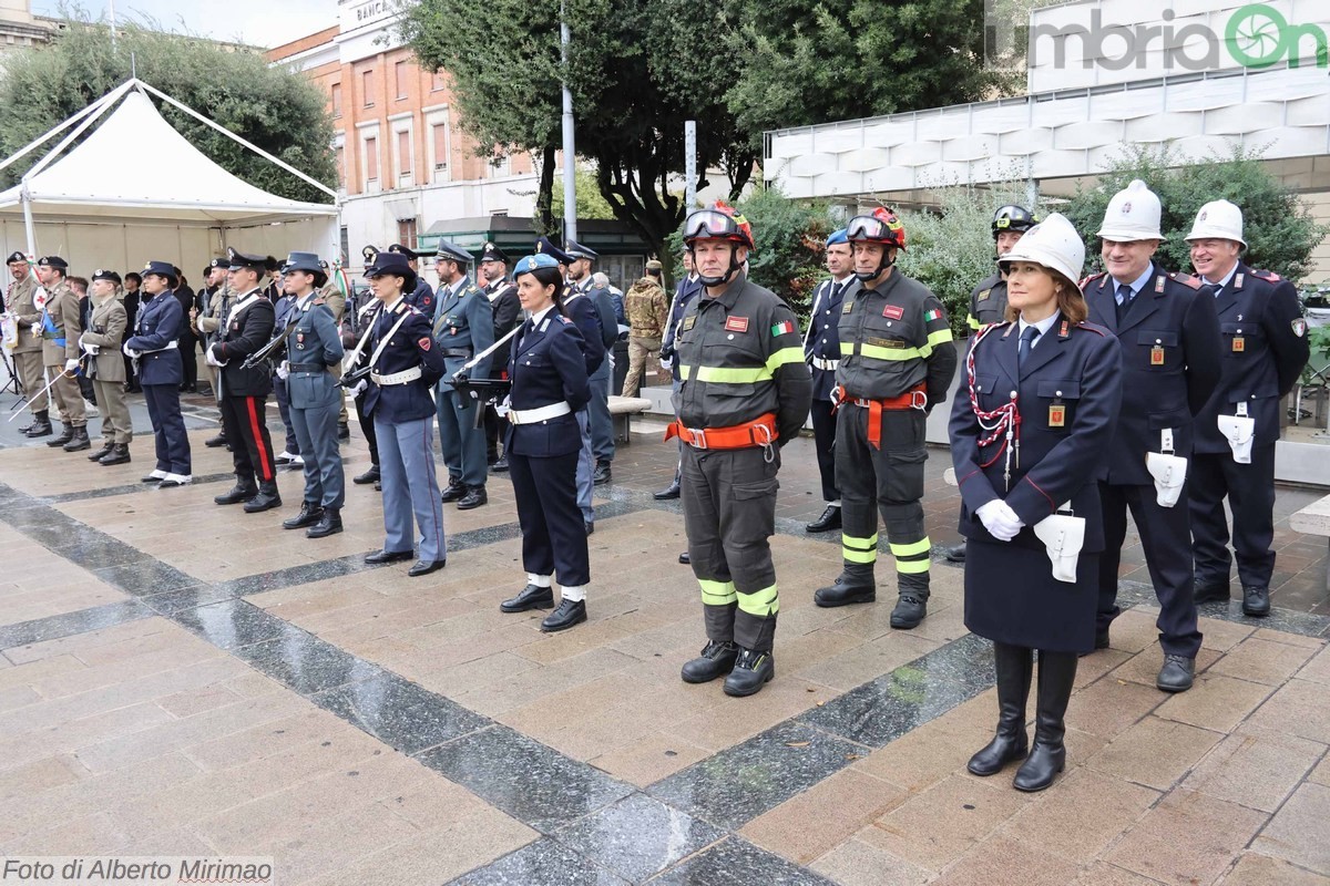 Festa forze armate e unità nazionale Terni, insigniti - 4 novembre 2022 (Foto Mirimao) (31)