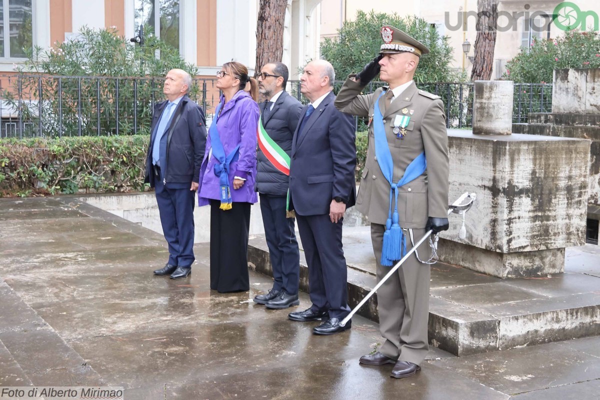 Festa forze armate e unità nazionale Terni, insigniti - 4 novembre 2022 (Foto Mirimao) (36)