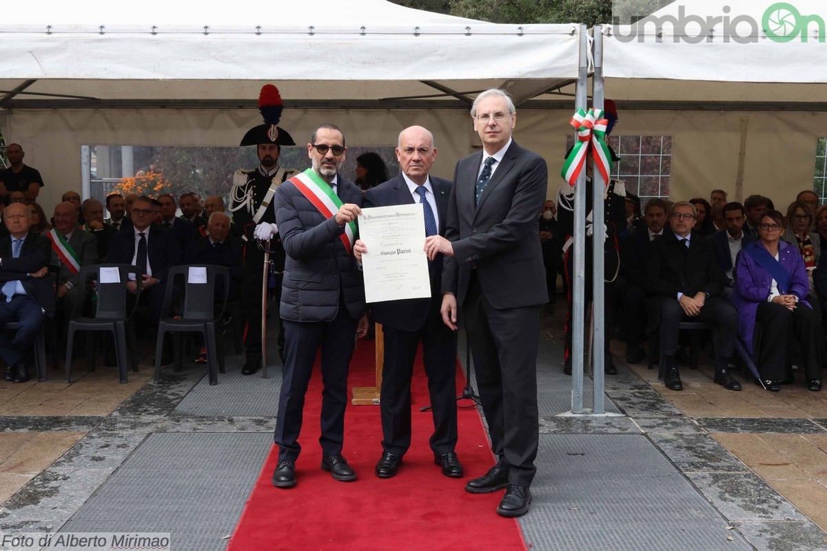 Festa forze armate e unità nazionale Terni, insigniti - 4 novembre 2022 (Foto Mirimao) (5)