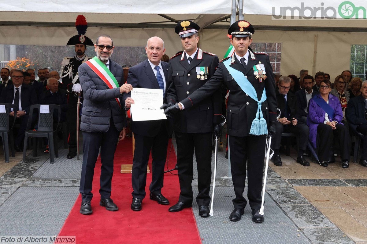 Festa forze armate e unità nazionale Terni, insigniti - 4 novembre 2022 (Foto Mirimao) (6)