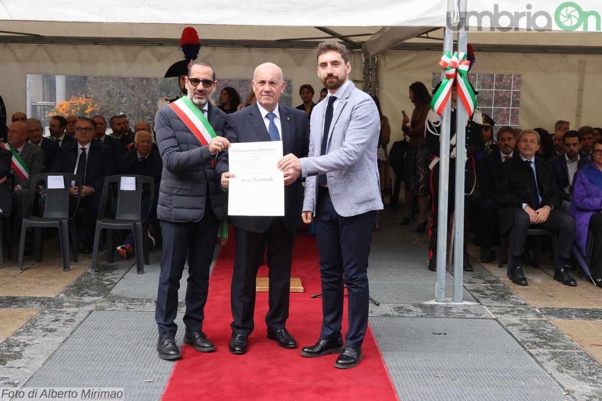 Festa forze armate e unità nazionale Terni, insigniti - 4 novembre 2022 (Foto Mirimao) (8)