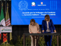 Giorgia Meloni Bastia Umbra UmbriaFiere firma accordo Governo-Regione - 9 marzo 2024 (7)