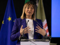 Giorgia Meloni Bastia Umbra UmbriaFiere firma accordo Governo-Regione - 9 marzo 2024 (74)