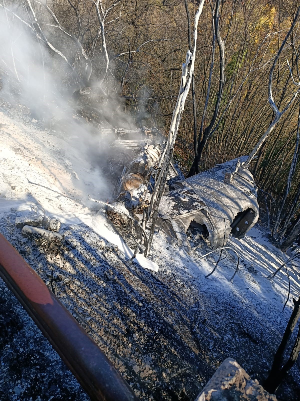 Somma-incendio-autocisterna-Flaminia-polizia-Stradale-30-novembre-8