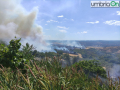 L'incendio a Guardea