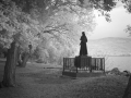 jean wilmotte, isola maggiore, lago trasimeno, foto, bianco e nero, infrarossi