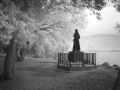 jean wilmotte, isola maggiore, lago trasimeno, foto, bianco e nero, infrarossi