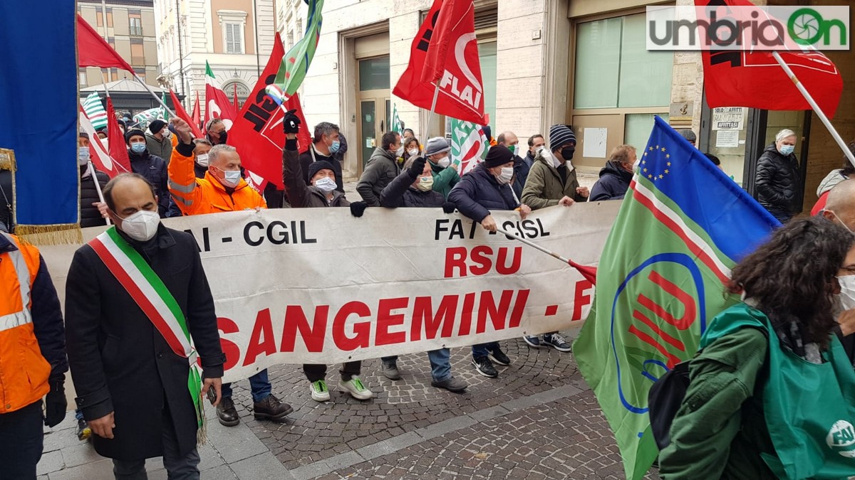 Sangemini Clementella Terni corso Tacito manifestazione