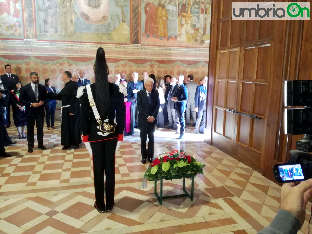 mattarella, assisi, basilica, san francesco, terremoto, sisma, 1997, protezione civile, presidente della repubblica