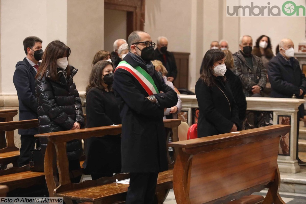 Messa San Valentino basilica Terni, donazione vetrata Lions liceo Metelli - 14 febbraio 2022 (13)