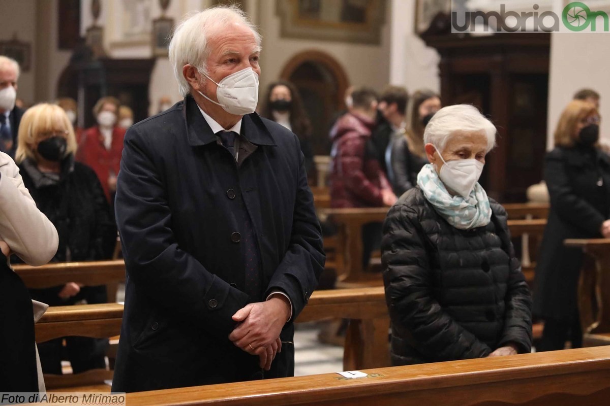 Messa San Valentino basilica Terni, donazione vetrata Lions liceo Metelli - 14 febbraio 2022 (14)